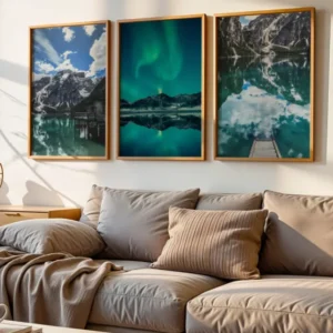 Doğa & Manzara 3'lü Poster Seti