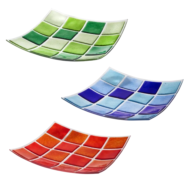 Glasschale Mosaik Fusing 30x30cm