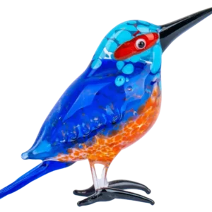 Glasfigur Vogel Bunt Breite ca. 7,1cm Handarbeit