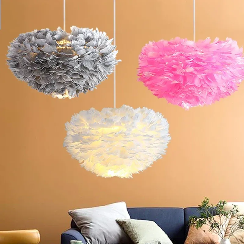 Cloud Like Realistic Feather Chandelier - Image 0