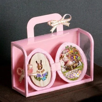 Handmade Wooden Miniature Walnut Dollhouse - Image 0
