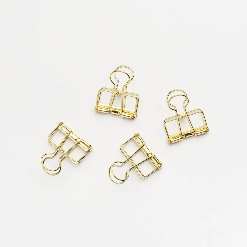 MIDI FOLD BACK CLIPS - 4er Set Heftklammern 3,2 cm | Somewhere
