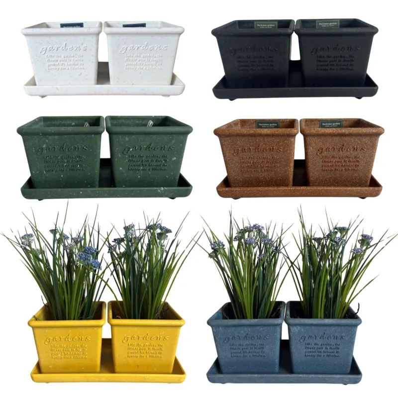 Japanisches Blumentopf-Set – Mehrere Farben