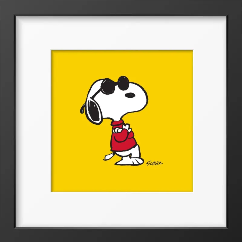 PEANUTS JOE COOL | gerahmter DRUCK | 33x33 cm | Magpie