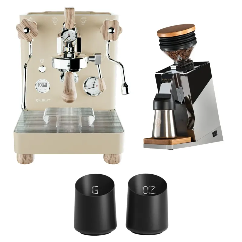 Lelit Bianca V3 Gold Edition Barista Bundle mit Eureka Single Dose