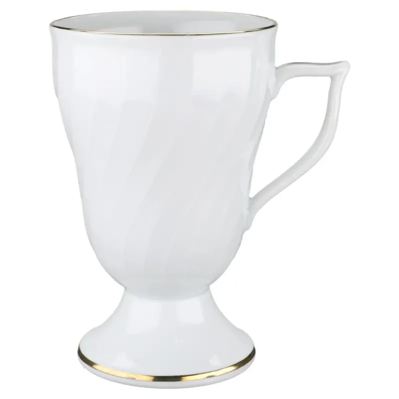 Kaffeebecher Pharisäer Tasse Goldrand schmal