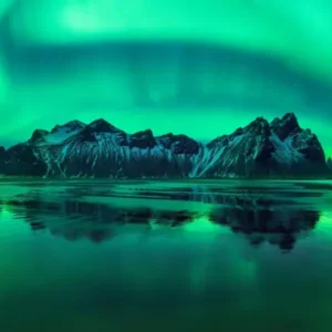 Küchenrückwand-Aurora Stokksnes - Island