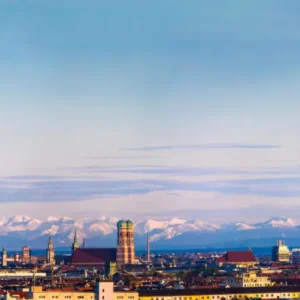 Küchenrückwand-München Alpen Panorama