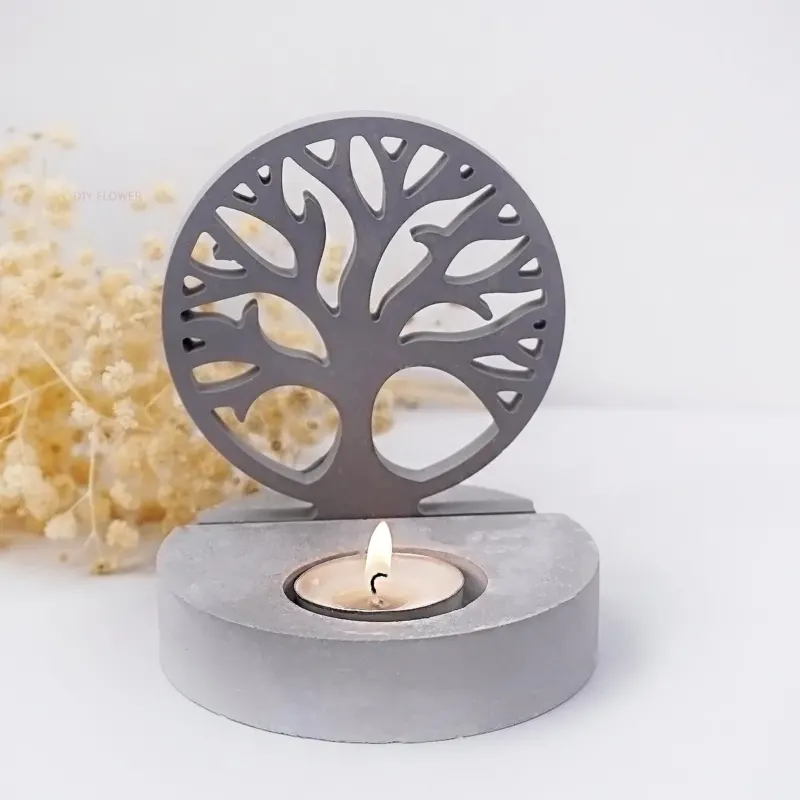 Nature-Inspired Tree of Life Candle Stand - Image 0