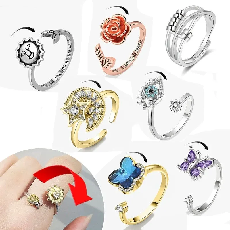 Celestial Galaxy Rotatable Ring - Image 0