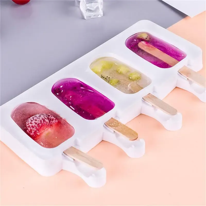 4-Rack Non-Stick Popsicle Ice Cream Mold - Image 0