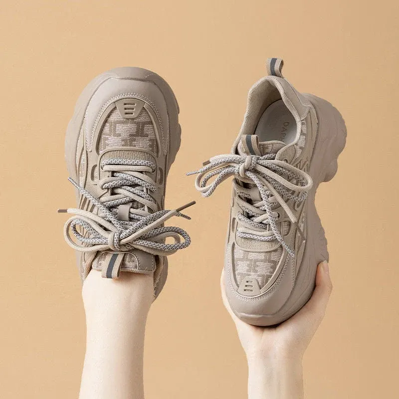 Breathable Cool Comfort Women Platform Sneakers - Image 0