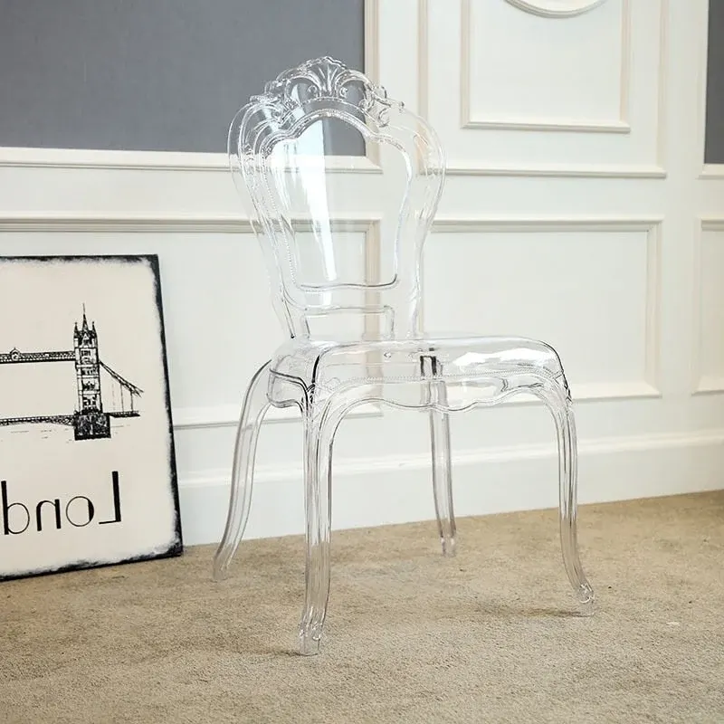 Super Durable Nordic Transparent Dining Chair - Image 0