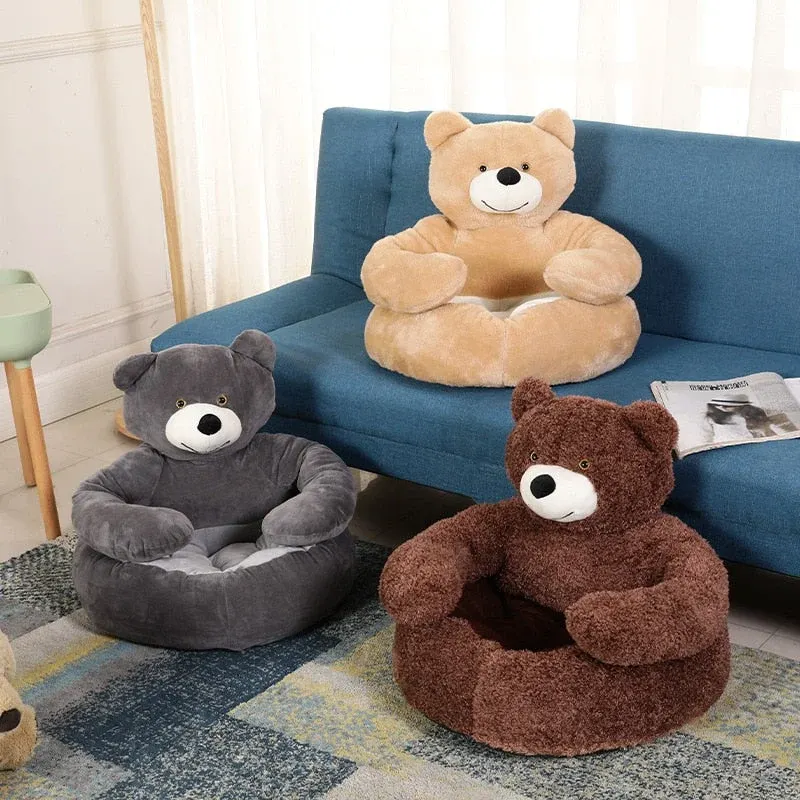 Snuggly Bear Super Soft Comfy Pet Bed - Image 0