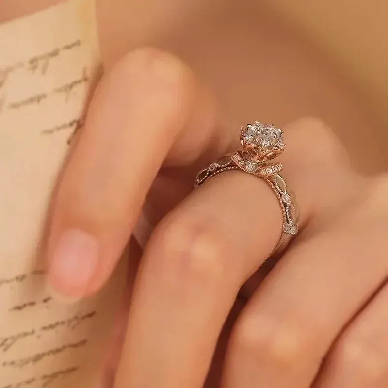 Eternal Rose Moissanite Women Ring - Image 0