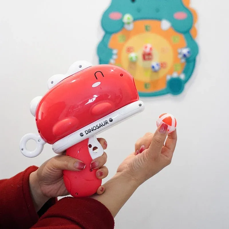 Cute Dinosaur Sticky Ball Dart Toy Set - Image 0