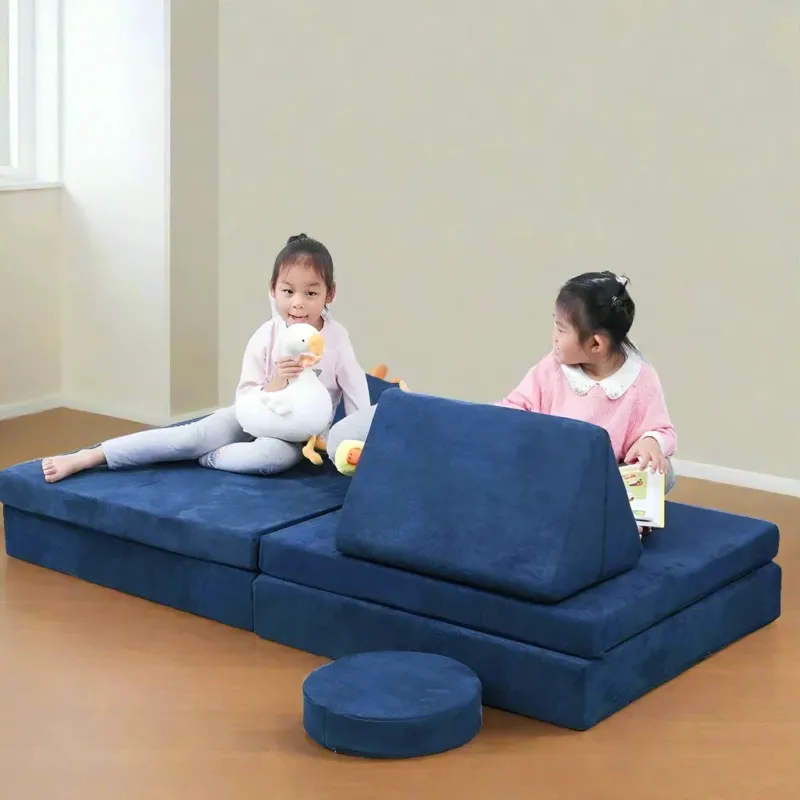 Modular Foam Foldable Couch Play Mattress Sofa - Image 0