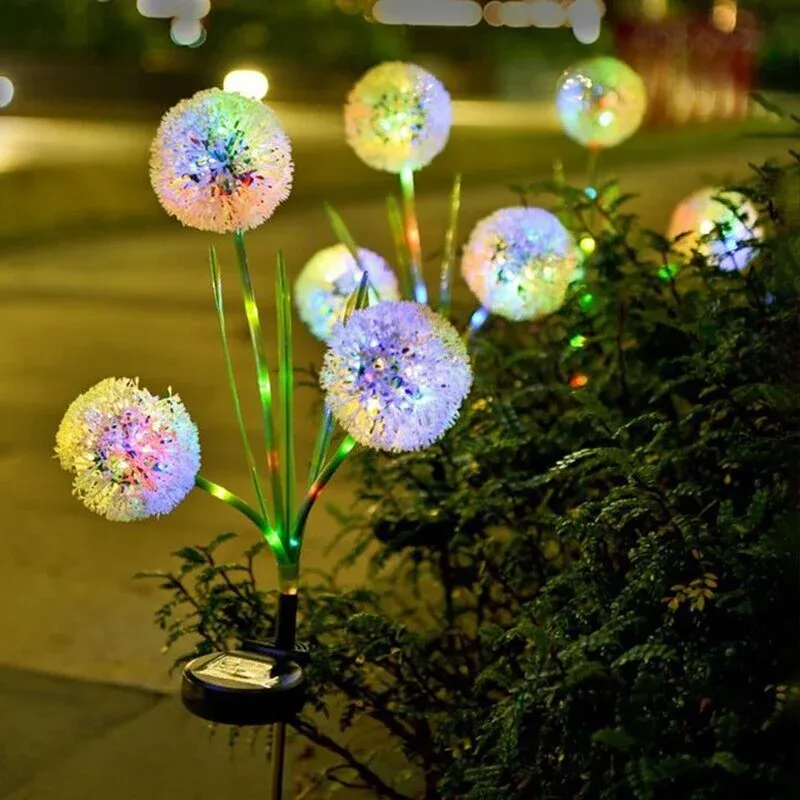 Garden Glow Solar-Powered Dandelion Lights - Image 0