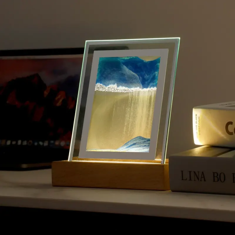 Sand Art LED Quicksand Artistic Table Lamp - Image 0