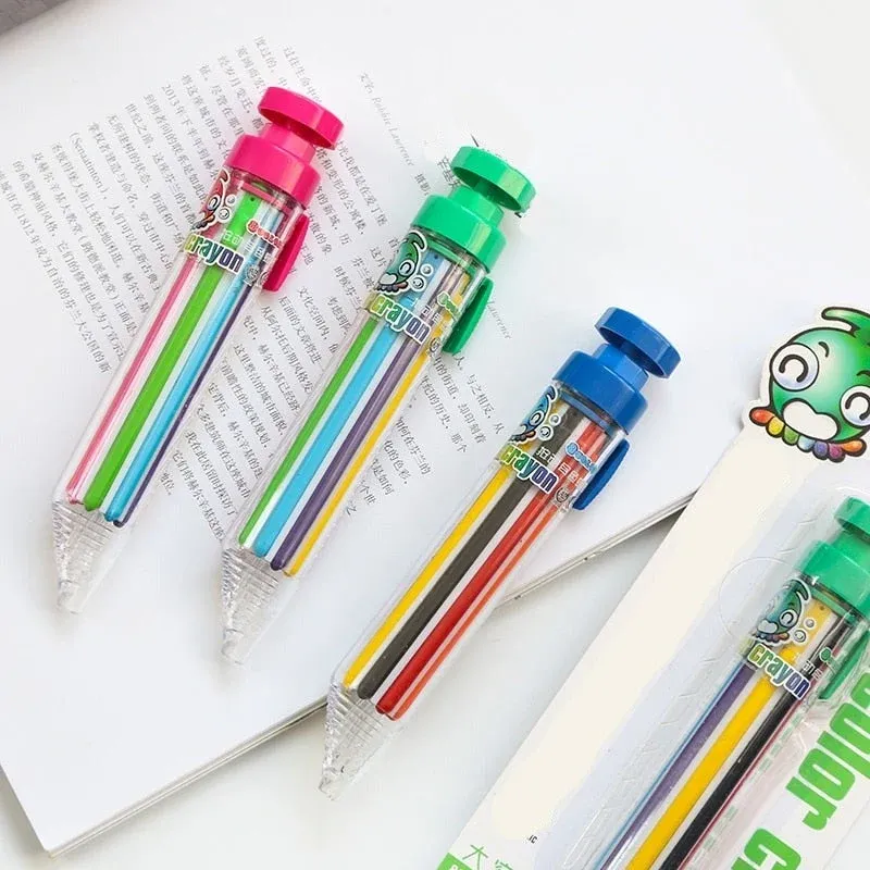 Retractable Kids Multi Coloring Pen - Image 0