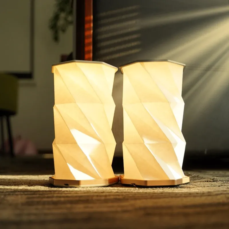 Origami Glow Dimmable Paper Lantern Light - Image 0
