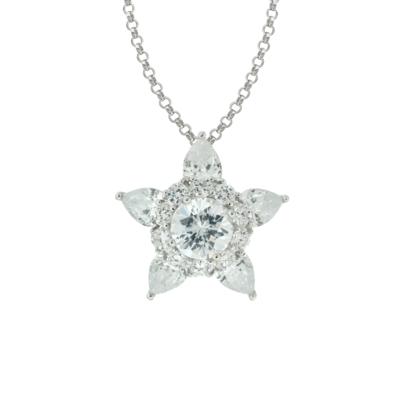 Kettenanhänger Astera aus 925 Sterling Silber Schmuck für Damen Friends