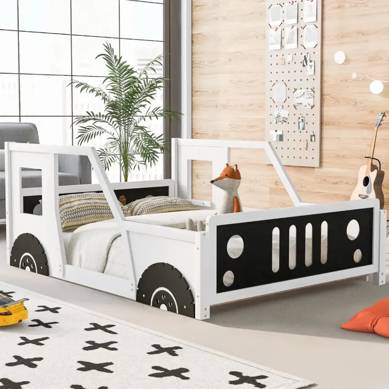 Adventure Racer Full-Size Wooden Car Bed - Image 1