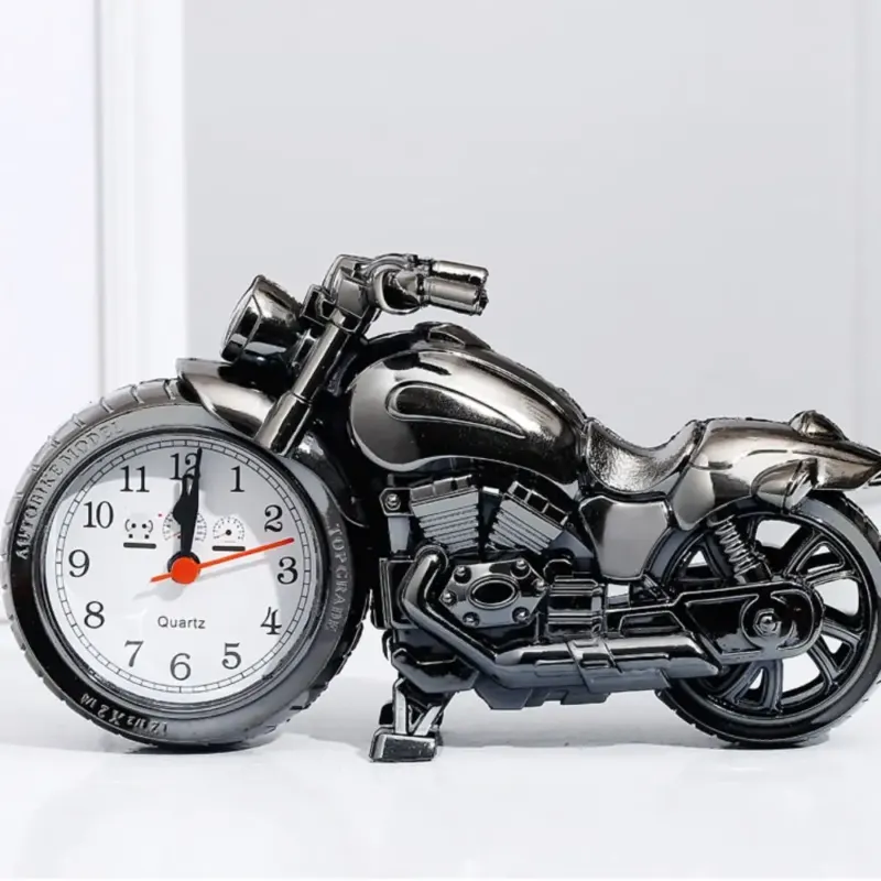 Vintage Motorcycle Bedside Alarm Clock - Image 0