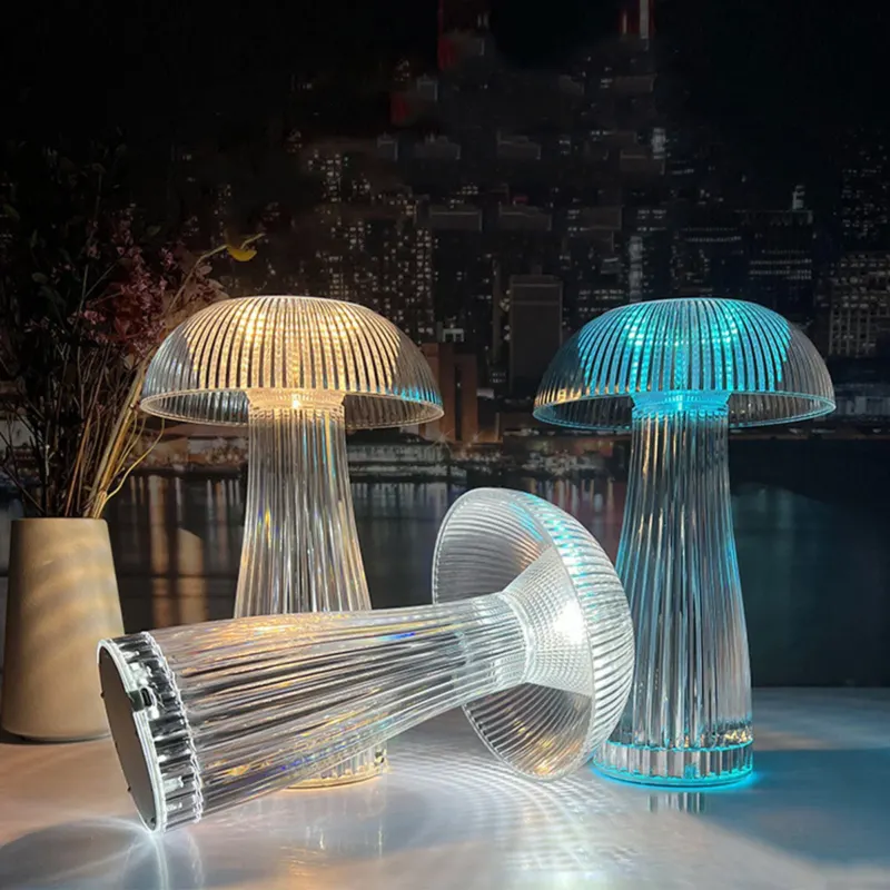 Rechargeable Led Mushroom Table Lamp - Image 0