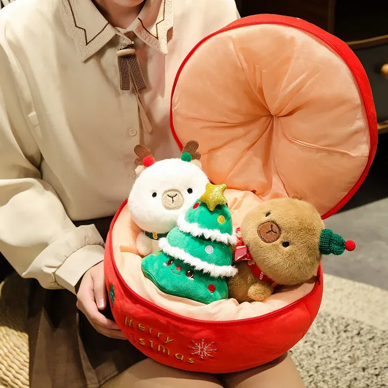 Christmas Theme Soft Snuggly Plush Toy Set - Image 0