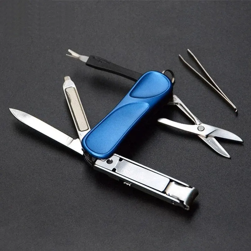 10in1 Stainless Steel EDC Keychain Tool - Image 0