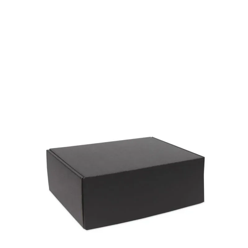 Versandboxen 39x30x14 cm Schwarz (50 Stück) [FP-VPD106]