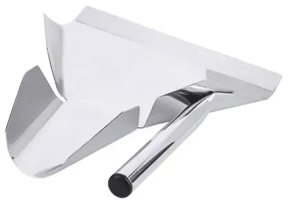 Edelstahl Abfüllschaufel 17 cm mit zwei Handgriffen - CPGASTRO