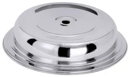 Edelstahl Tellerglocke klassische Form für Teller bis 24,1 cm - CPGASTRO