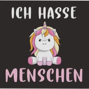 Bild: Fußmatte - Zornhorn Ich hasse Menschen.