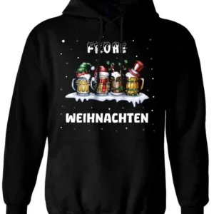 Bild: Hoodie - Frohe Weihnachten (Bierkrug).