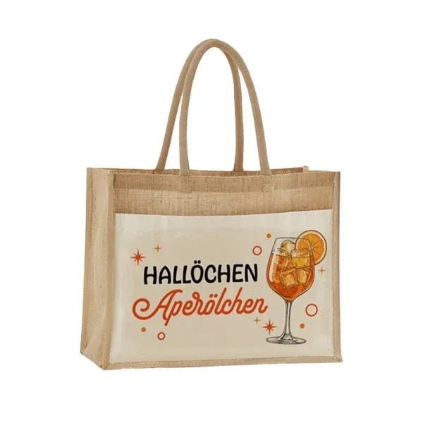 Bild: Jutetasche - Hallöchen Aperölchen.