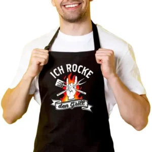 Bild: Kochschürze - Ich rocke den Grill.