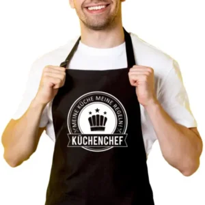 Bild: Kochschürze - Küchenchef - Meine Küche Meine Regeln (Kreis).