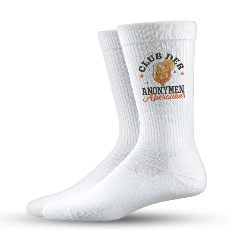 Bild: Socken - Club der anonymen Aperoliker.