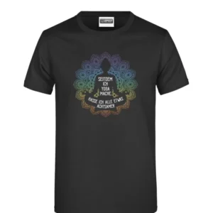 Bild: T-Shirt - Seitdem ich Yoga mache, hasse ich alle etwas achtsamer.