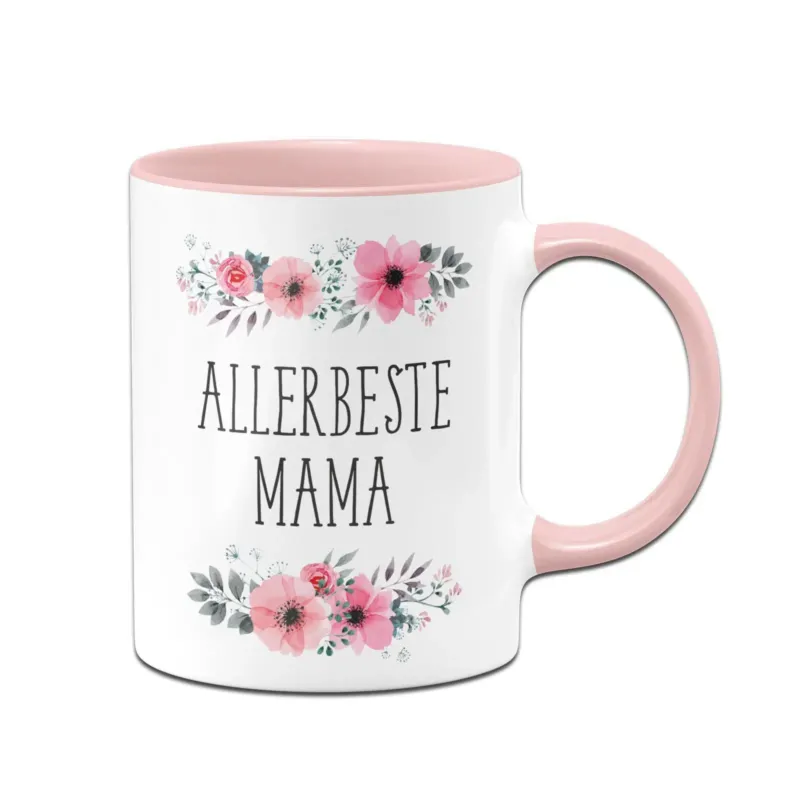 Bild: Tasse - Allerbeste Mama - blumig.