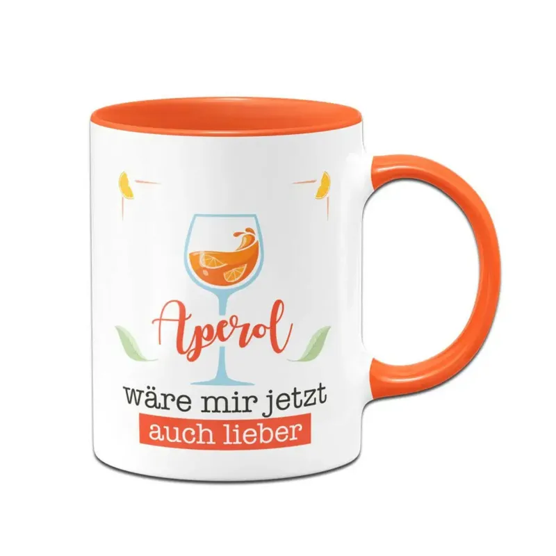 Bild: Tasse - Aperol wäre mir jetzt auch lieber.