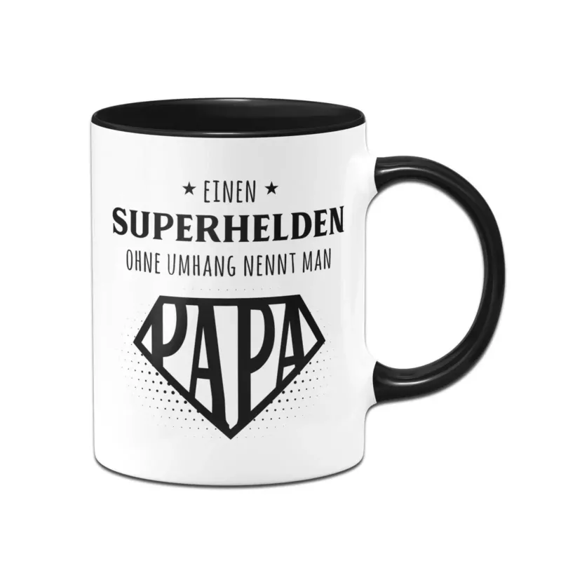 Bild: Tasse - Einen Superhelden ohne Umhang nennt man Papa.
