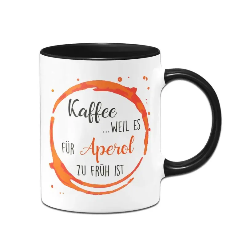 Bild: Tasse - Kaffee, weil es für Aperol zu früh ist.