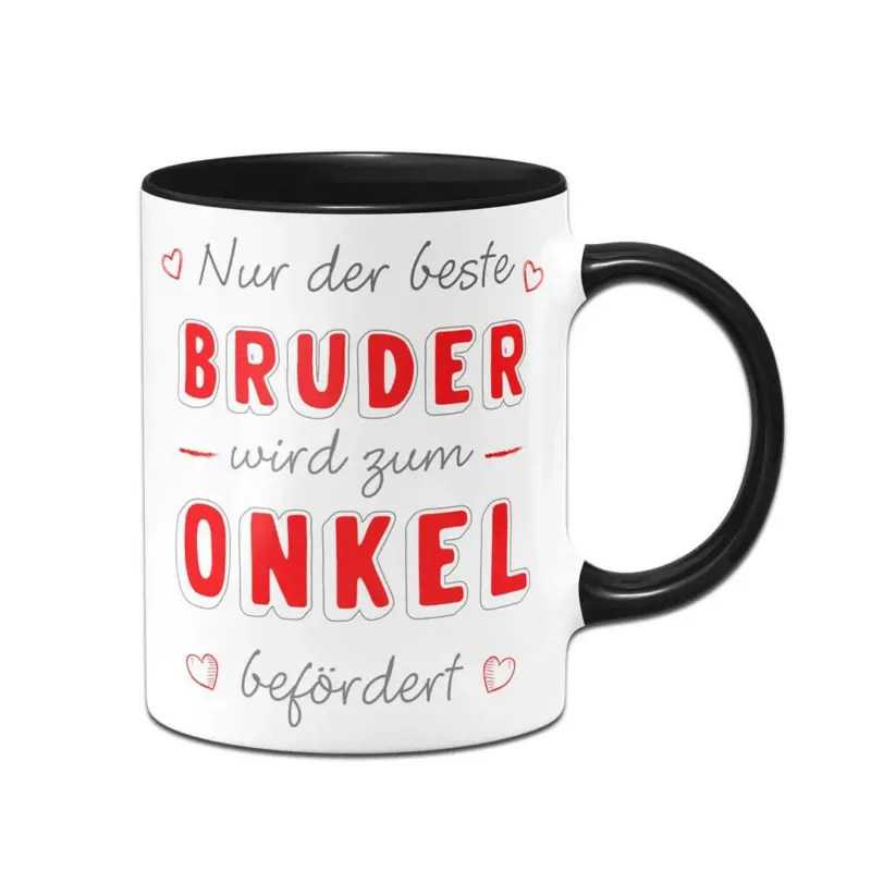Bild: Tasse - Nur der beste Bruder wird zum Onkel befördert.