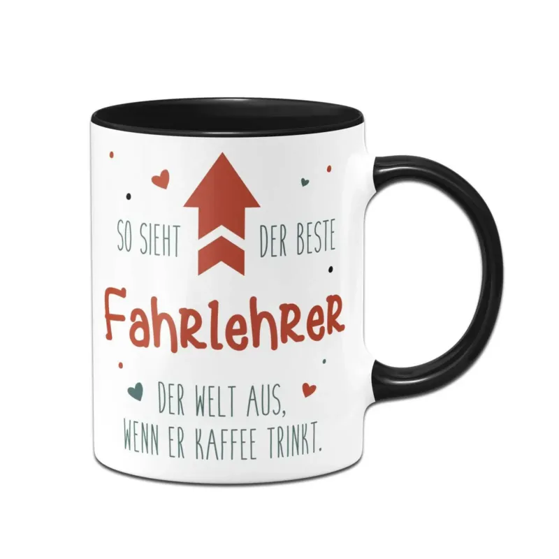Bild: Tasse - So sieht der beste Fahrlehrer der Welt aus, wenn er Kaffee trinkt..