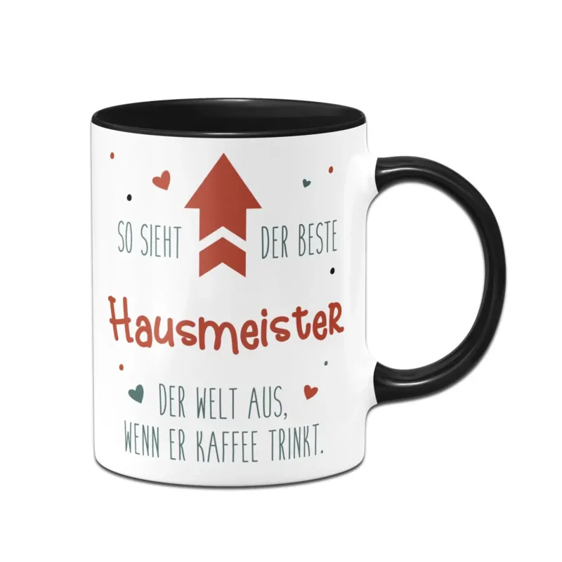 Bild: Tasse - So sieht der beste Hausmeister der Welt aus, wenn er Kaffee trinkt..