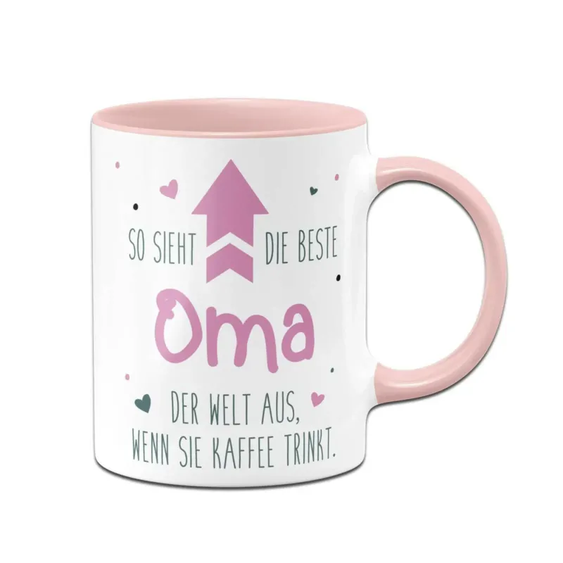 Bild: Tasse - So sieht die beste Oma der Welt aus, wenn sie Kaffee trinkt..