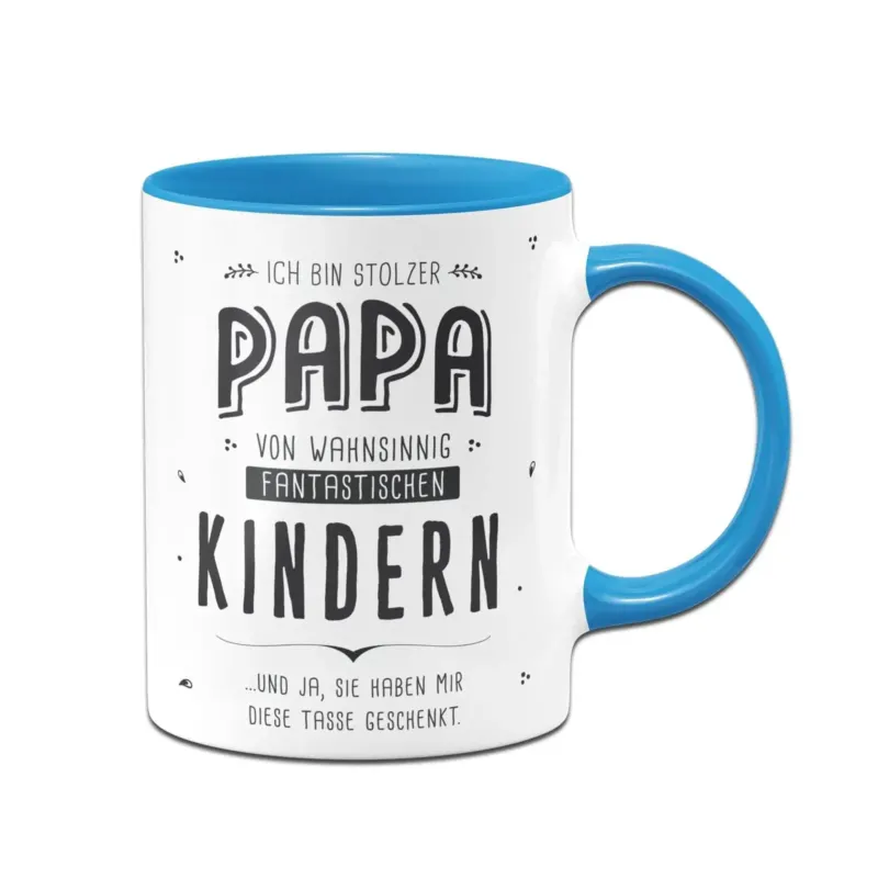 Bild: Tasse - Stolzer Papa von fantastischen Kindern.